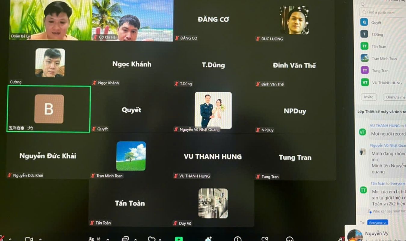 Lớp học thiết kế máy