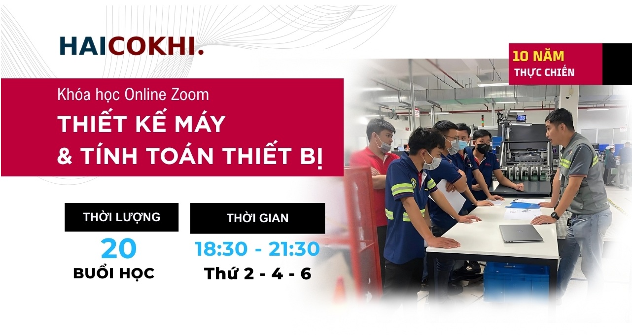 Khóa học Thiết kế máy & Tính toán thiết bị