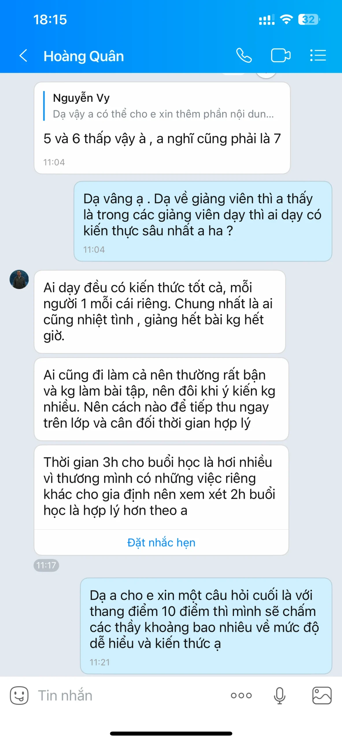 Phản hồi học viên Anh Quân 2