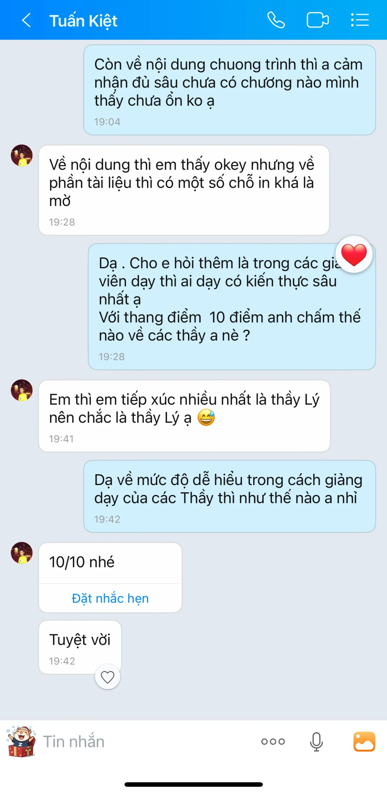 Phản hồi học viên Tuấn Kết 2